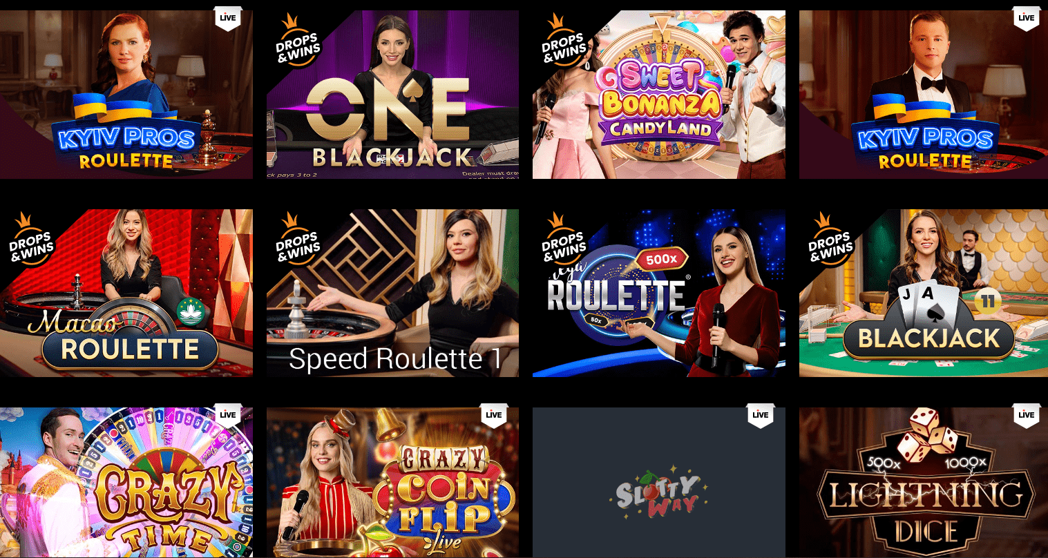 SlottyWay Live Gry hazardowe na żywo w SlottyWay Casino Online z bonusem